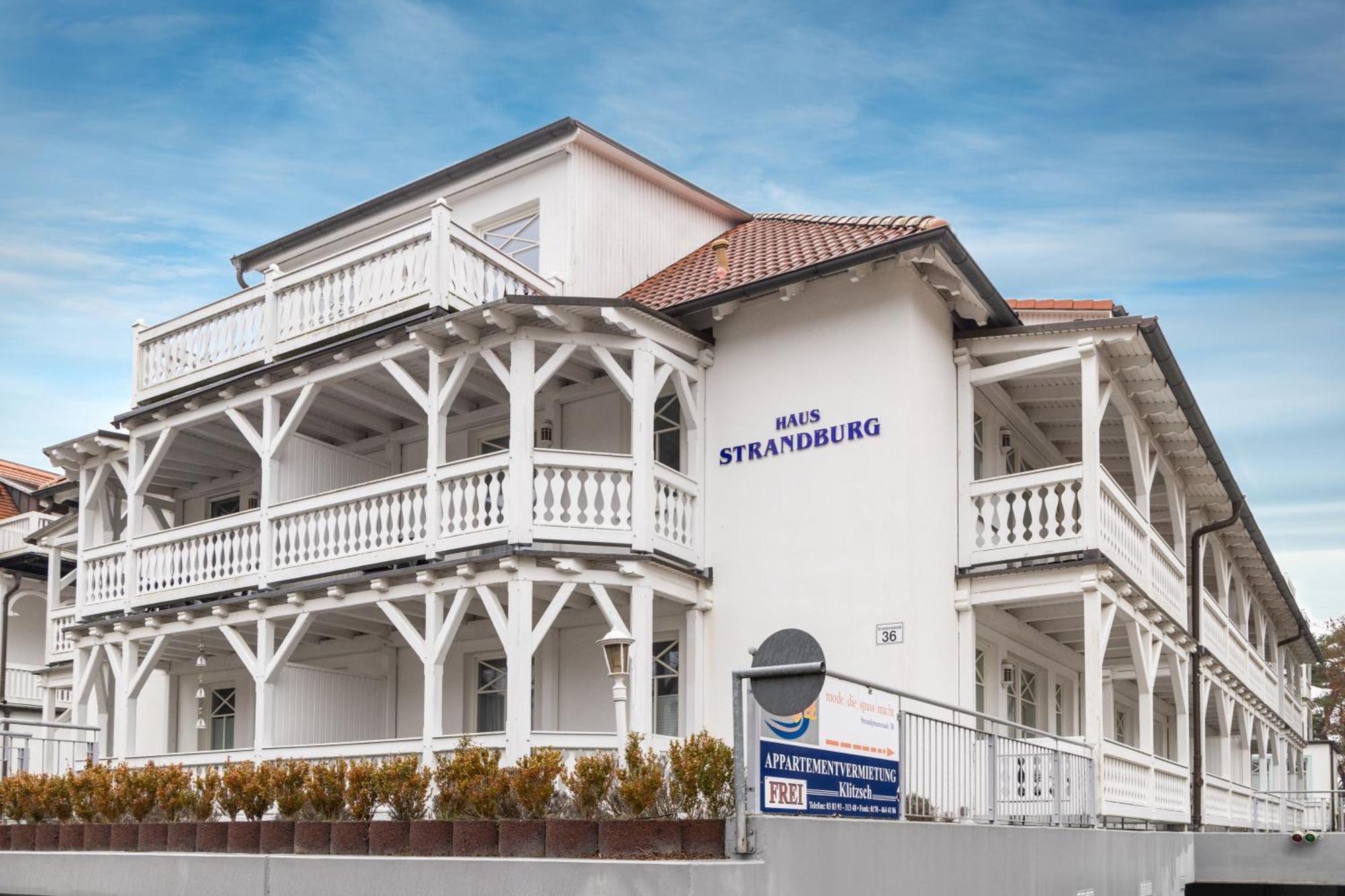 Haus Strandburg - Hinter Duene Und Meer Binz Kültér fotó